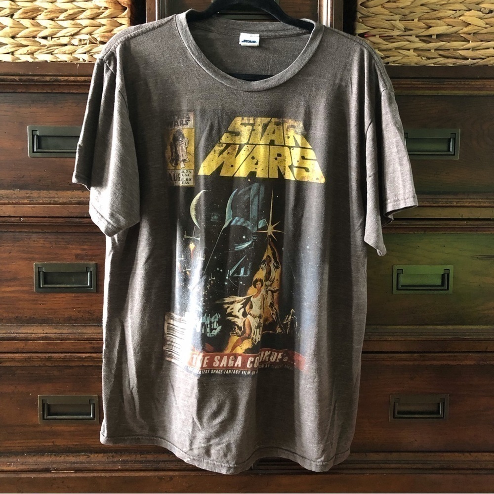 Vintage Star Wars comic book short sleeve graphic tee in size L - Picture 1 of 7